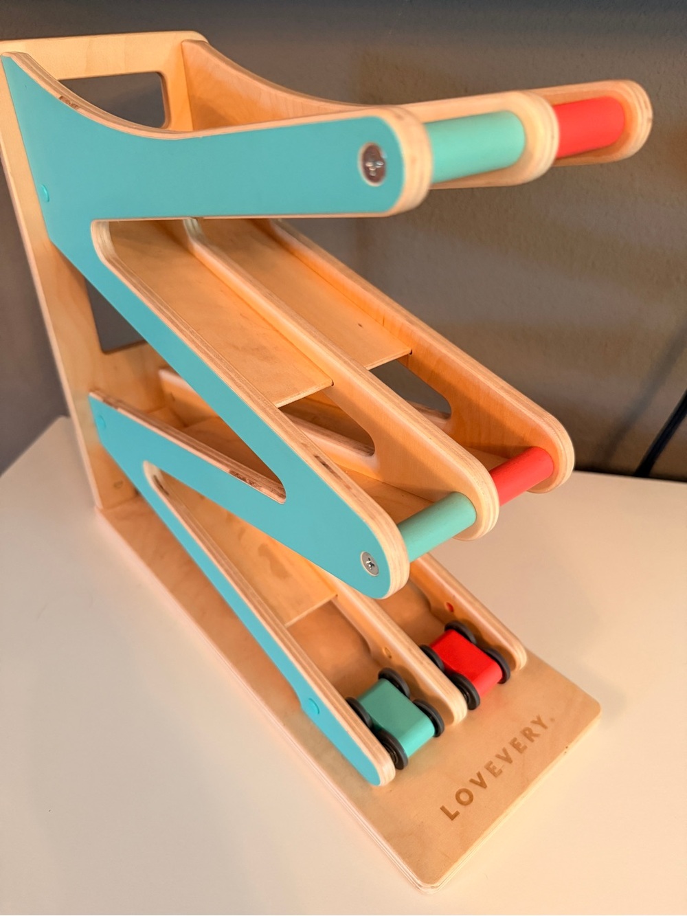 Lovevery Wooden Car Ramp Racer